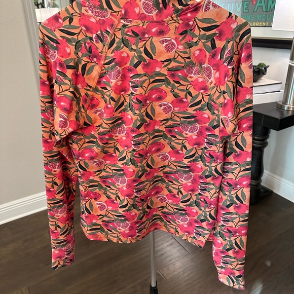 NWT BROMELIA SWIMSUIT and jacket in juicy pomegranates, XL - Picture 4 of 9